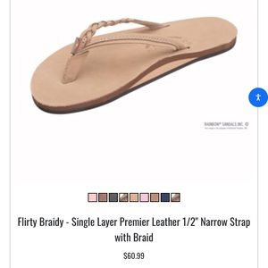 rainbow "flirty braidy" size small